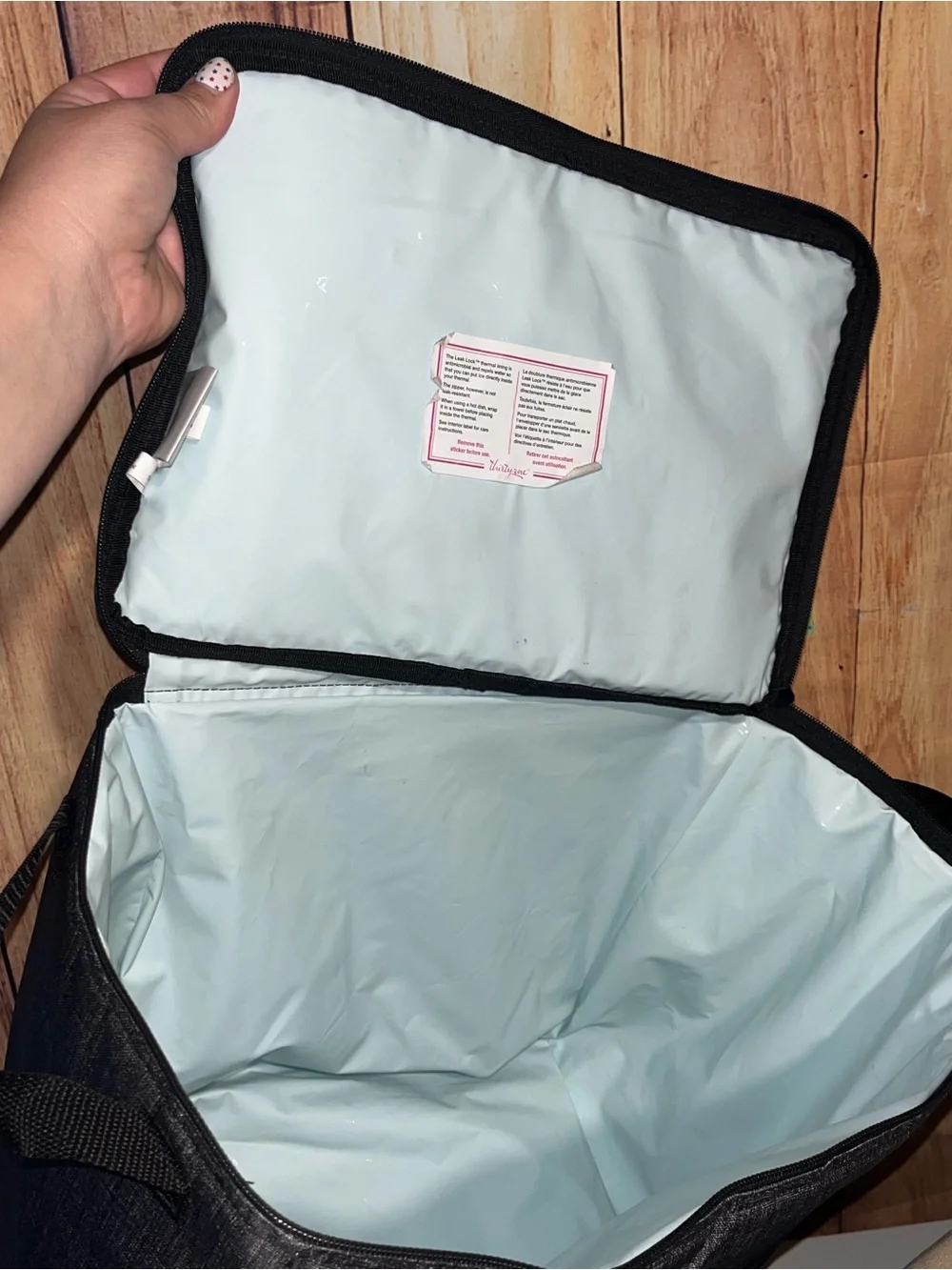 Thirty-one Double Chill Thermal Set Large Cooler Only Charcoal Crosshatch